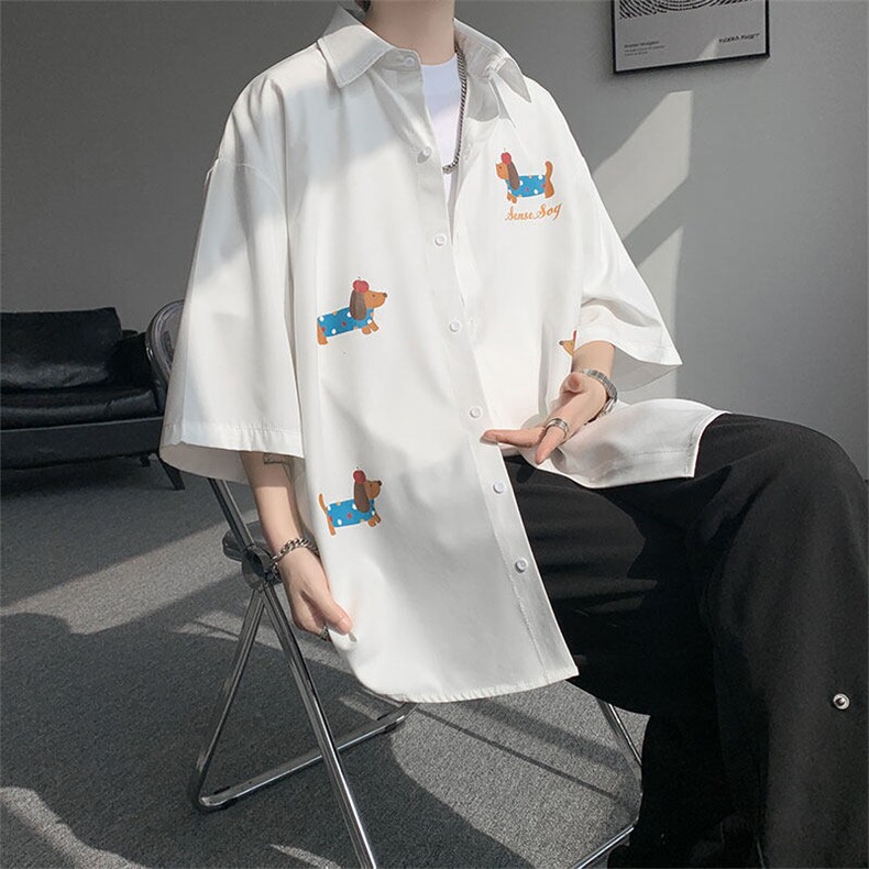 已下单CS1137-特批26控58夏季短袖印花速干冰丝大码外套衬衫,男装T恤,电商A059