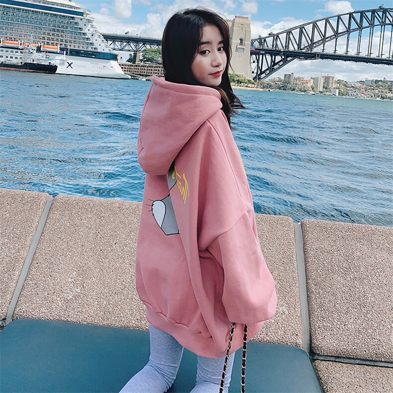 现货8511B-W1092021春秋季新款印花连帽卫衣,女装卫衣/绒衫,惟卡贝娜