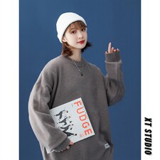 @中性风冬新款2021毛衣圆领纯色针织衫上衣A125-C011-P65女类，男装针织衫/毛衣，电商A125