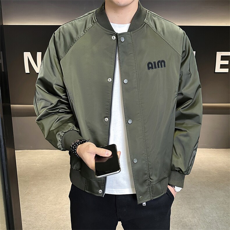 2026新款春季棒球服男士外套大码男装夹克上衣A313-J112536-P145,男装夹克,电商A313
