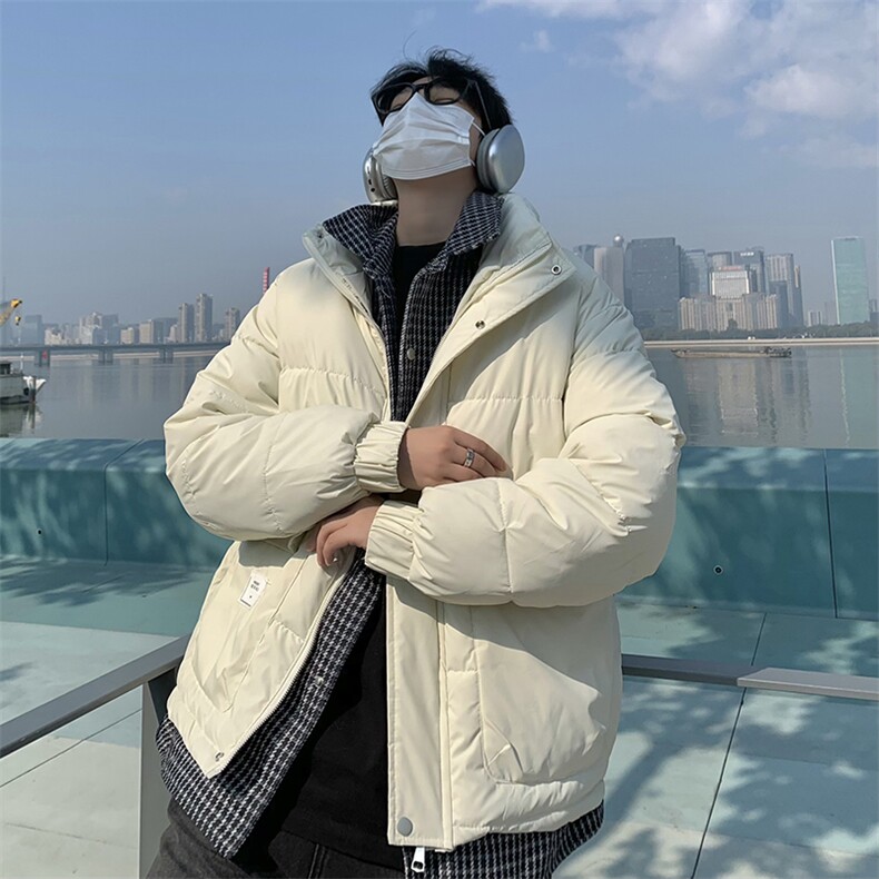 B266-C101-P13823冬新款宽松休闲潮流假两件外套棉衣,男装棉衣,星座B257-1