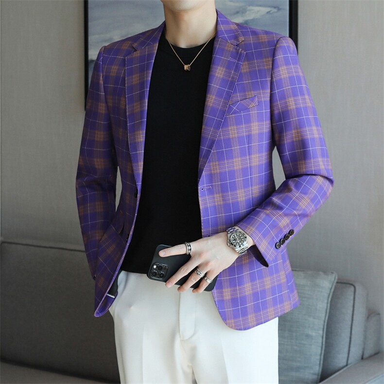 26做货-男士休闲西装修身韩版西服外套小西装上衣DX6920P165,男装西服套装,电商D216