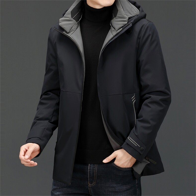 BZ80856钱塘2020-2秋冬中年男士连帽保暖羽绒服外套量大价优P290,男装羽绒服,钱塘207-2