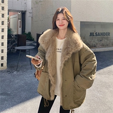 现货！座山雕派克毛领羽绒棉棉服2C260-D090-P255-K388（棉服），女装棉衣/棉服，2C260
