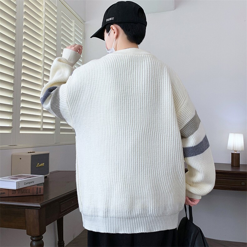 【新品】2025秋冬男士时尚休闲百搭针织毛衣潮流-M099-P45,男装针织衫/毛衣,星座1105-1