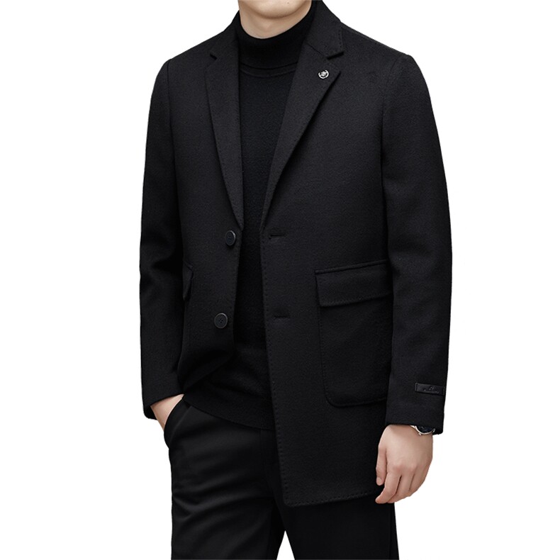 DJ628钱塘2020-3冬季厚款商务休闲中年男士毛呢大衣货稳P400,男装毛呢大衣,钱塘207-3