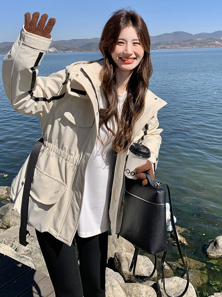 【现货】时尚显瘦杨幂同款羽绒派克服,女装羽绒服,浙宝220