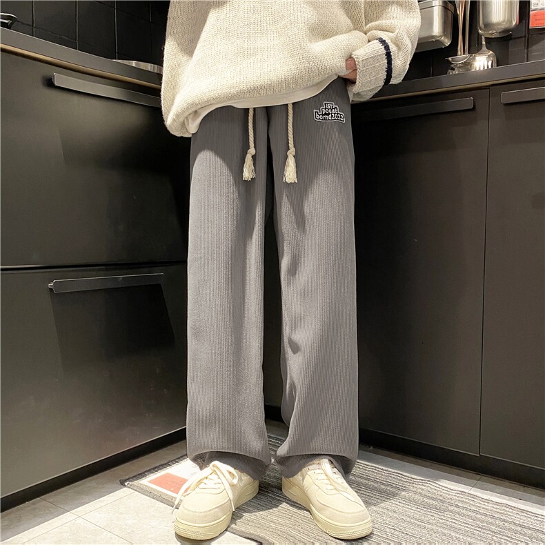 冬季新款灯芯绒加绒加厚休闲裤K5415B315P65控78,男装休闲裤,电商B315
