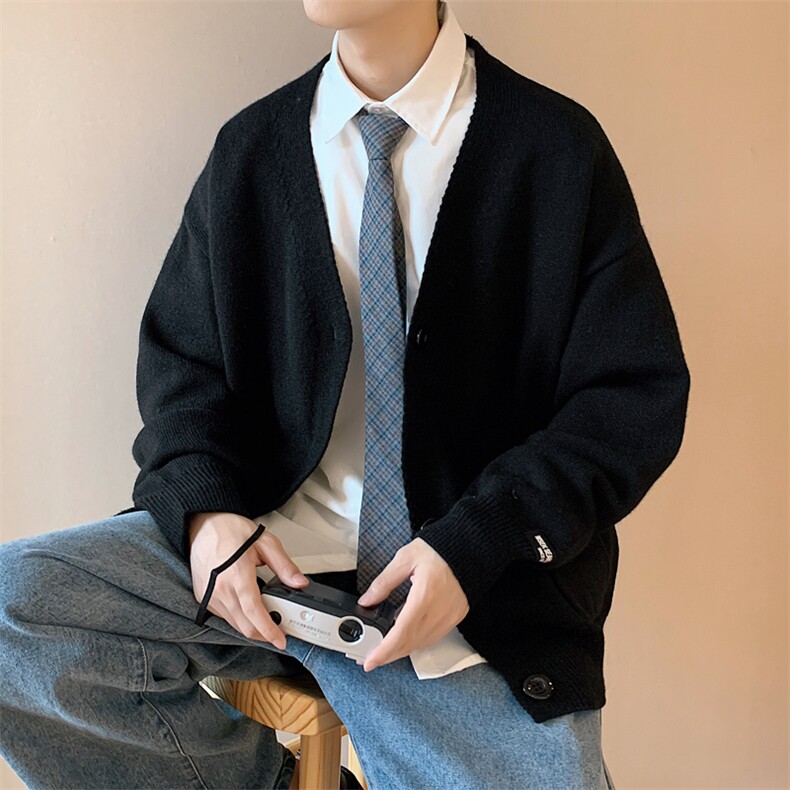 春季针织纽扣开衫货齐常年有货A169MK01P60,男装卫衣,电商A169