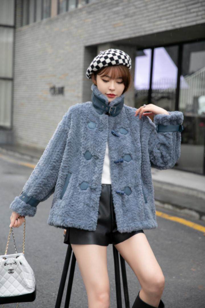 现货：编织狐皮毛一体，其它，蕃米莉