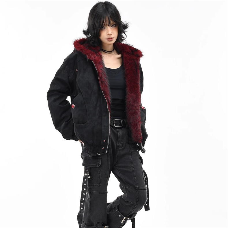 有货。。连帽棉衣外套座山雕毛领pu棉服男冬季高街痞帅MF429-P128,男装棉衣,星座412-3