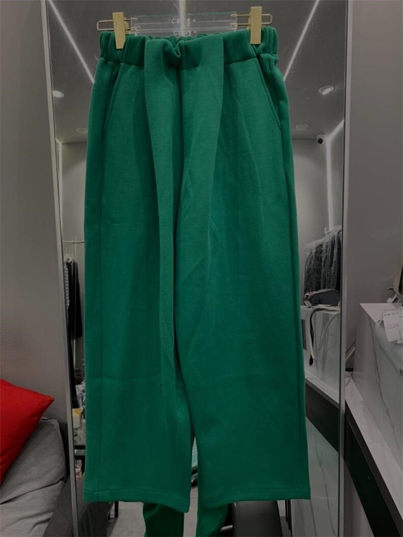 前褶皱休闲裤，女装休闲裤，cong 聪+