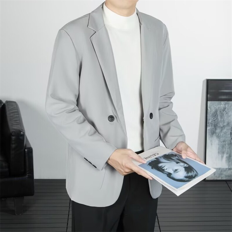 休闲西服外套男士修身商务职业正装韩版伴郎礼服新郎上班西装外套,男装西服套装,星座1013