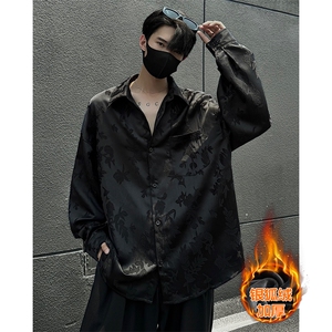 薄款改加绒特批P45无差价冬风高级感保暖衬衣外套男C2540J加绒