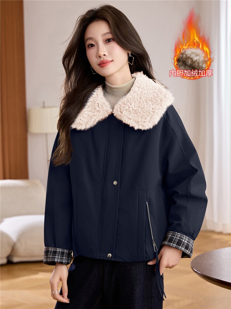 现货！现货！2025冬季新款加绒加厚棉衣棉服女,女装棉衣/棉服,以桐