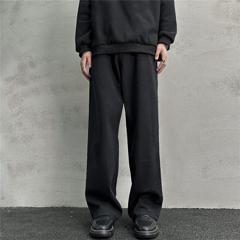 k1029-p40-控58 M-5XL 现货宽松cleanfit牛仔裤马丁靴黑暗黄泥图片