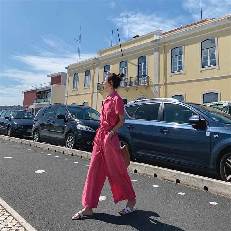 已出货2020夏季新款连体裤8605-A20,女装连体裤,浙宝225