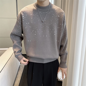盗图-轻熟风星空针织衫满天星百搭套头毛衣MZ27/P75控105图片