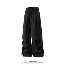 2026春款C7049-TP3568美式高街vibe褶皱伞兵工装裤男休闲裤，男装休闲裤，电商A102