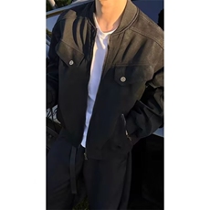 春秋痞帅外套男ins高街潮牌港风日系原宿风韩版潮流宽松夹克，男装夹克，四季星座505