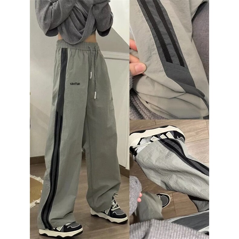 美式拼接撞色冲锋裤男潮流痞帅宽松户外工装裤休闲裤LUK1322-p40,男装休闲裤,星座1008