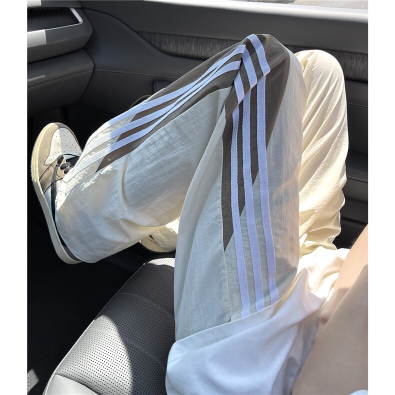 XZ612-K789-P55控79夏季伞兵裤运动街舞休闲裤侧边三条杠速干裤,男装休闲裤,星座612