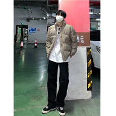 （自家图）棉衣男冬季新款宽松加厚ins潮纯色棉服外套LR361-P125，男装棉衣，星座1109-3