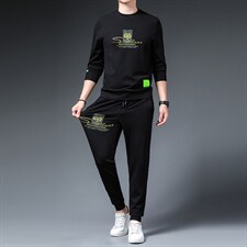 CA9812钱塘2020-2春秋新款时尚休闲帅气中青年男士套装P152，男装休闲套装，钱塘207-2