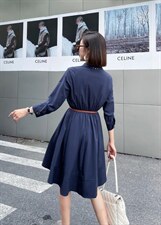 现货2021秋装新款连衣裙MLxLXXL，女装连衣裙，艾涵o