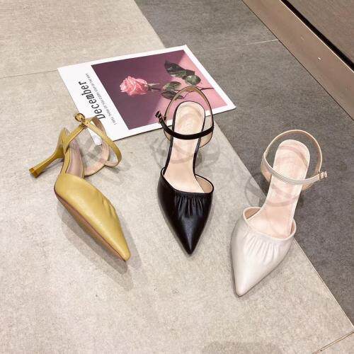 2021夏季新款时尚百搭细跟时装鞋，其它，她他麦