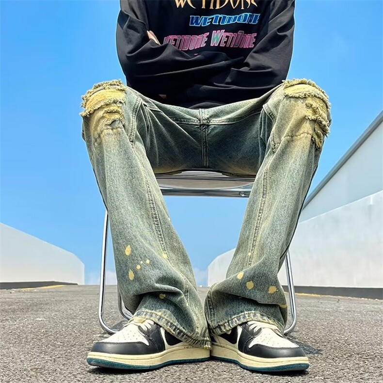 美式牛仔裤男款秋季长裤潮NC1003P48,男装牛仔裤,星座1116-2