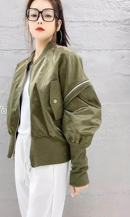 2023潮牌拉链袖子糖果色棒球服，其它，帝瀛 DY