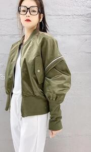 2023潮牌拉链袖子糖果色棒球服图片