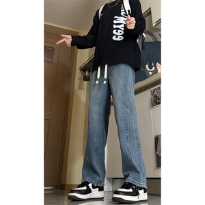 抖音品质牛仔裤百搭直筒裤牛仔裤 K2401-P50图片