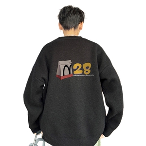 高质量！秋冬季半高领毛衣男士加绒加厚线衣男针织衫男MY180-P45图片