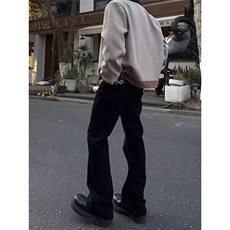 美式高街牛仔裤男女韩版潮流帅气百搭2025秋冬ins长裤RK3057-P39，男装牛仔裤，星座412-1