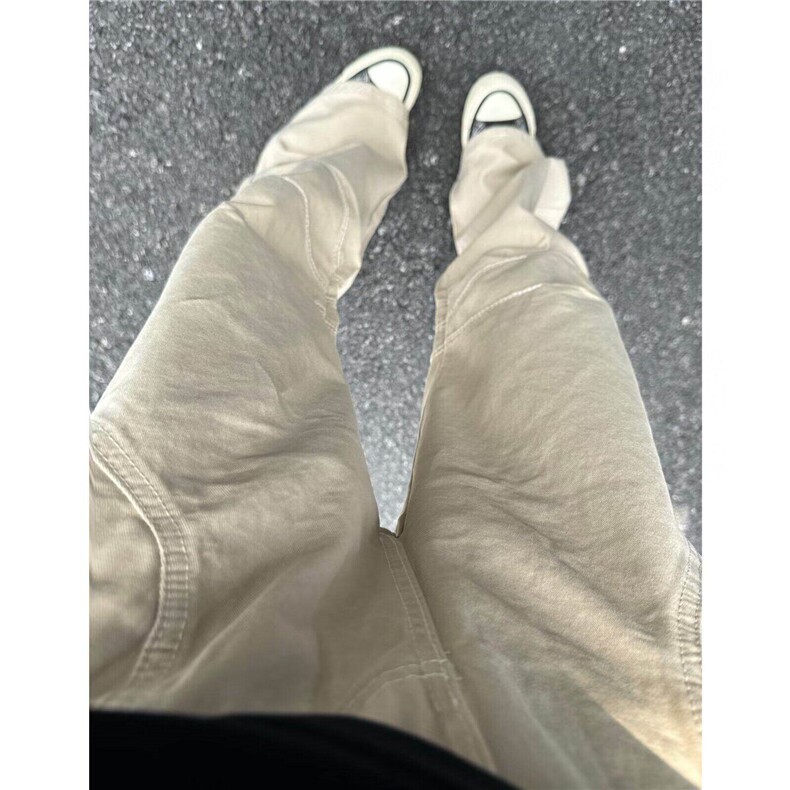 现货高级感工装裤男款水洗做旧修身直筒潮流休闲裤子WLA2155-P55,男装工装外套,星座1008