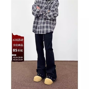 1506/G66230/P55新款宽松休闲裤男韩版潮流百搭裤子拖地长裤图片