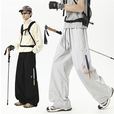 现货夏季速干冲锋裤薄款潮流休闲工装裤A337-S158-P55控78，男装工装外套，电商A337