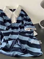 Polo学院风连衣裙现货，女装连衣裙，XTZ style