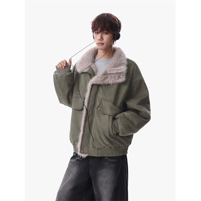 主推冬季新款宽松/座山雕加厚外套潮加厚棉衣XZ102B-1M801-P135,男装棉衣,星座102B-1
