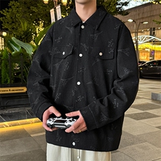 JK2508-P75M-5XXL秋冬新款大码翻领灯芯绒休闲外套夹克控129，男装夹克，星座109