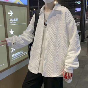 潮流夹克潮男春季编织花纹外套W1156P36图片
