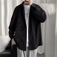 灯芯绒衬衫男长袖春秋港风日系潮流衬衣C8026P40，男装衬衫，星座1116-2