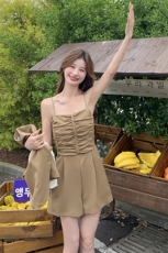 现货！短袖西装外套+裙裤两件套休闲套装2C133-9003-P135-K188，女装套装/套裙，2C133