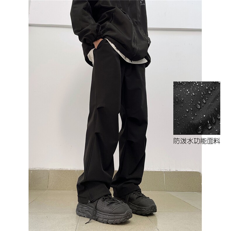 基础款~美式户外防泼水工装加绒加厚伞兵裤2XZ502-K715-P55控78图片