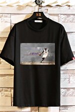 2021夏季砖墙日系大码男黑曼巴纪念版科比短袖印花T恤T1062-P25，男装T恤，电商A001