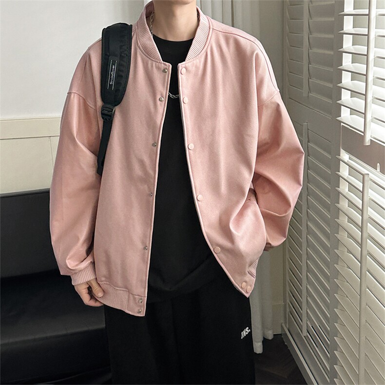 主推现货拼接皮衣夹克外套男A351-AP2516-P95图片