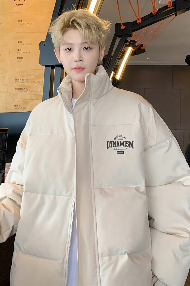 ！2025冬季新款男士立领棉衣百搭印花棉服外套MY311特P55,男装棉衣,电商B220