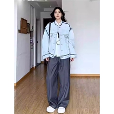 有货DJK2567-批70美式高街vibe牛仔外套女春秋夹克，男装工装外套，星座603-2